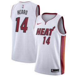Alternative view of Miami Heat Tyler Herro 2022/23 Jersey w/ Patch Collection - All Stitched