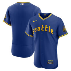 Alternative view of Seattle Mariners 2023 City Connect Jersey - All Stitched