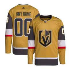 Alternative view of Vegas Golden Knights 2023 Stitched Jersey w/ Patch Collection - Gold