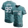 Aaron Judge American League Teal 2023 MLB All-Star Game Jersey - All Stitched