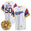 Stitched Dodgers 2023 Armenian Heritage Night Jersey