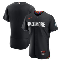 Alternative view of Baltimore Orioles City Connect "Baltimore" Player Jersey - All Stitched