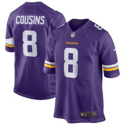 Alternative view of Kirk Cousins Minnesota Vikings Player Jersey Collection - All Stitched