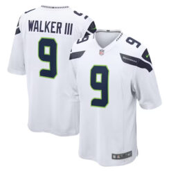 Alternative view of Kenneth Walker III Seattle Seahawks 2023 Game Jersey Collection - All Stitched