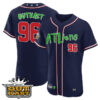 Atlanta Braves Outkast ATLiens Navy Jersey - All Stitched