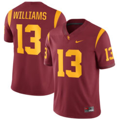 Alternative view of Caleb Williams USC Trojans College Football Game Jersey - All Stitched