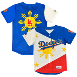 dodgers filipino heritage jersey with printed graphics