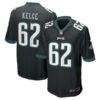 Jason Kelce Philadelphia Eagles Black Game Jersey - All Stitched