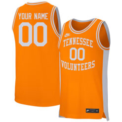 Alternative view of Tennessee Volunteers College Basketball Retro Stitched Custom Jersey - Orange