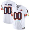 Chicago Bears Throwback Custom Stitched Custom Jersey - White
