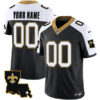 New Orleans Saints 1987 Legacy Vapor Limited Stitched Custom Jersey - Alternate Black