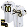 New Orleans Saints 1987 Legacy Vapor Limited Stitched Baseball Custom Jersey - White
