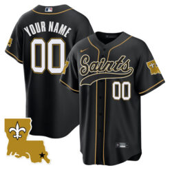New Orleans Saints 1987 Legacy Vapor Limited Stitched Baseball Custom Jersey - Black