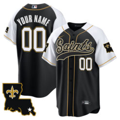 New Orleans Saints 1987 Legacy Vapor Limited Stitched Baseball Custom Jersey - Alternate Black