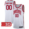 Ohio State Buckeyes College Basketball Custom Limited Game Jersey - White