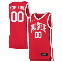 Alternative view of Ohio State Buckeyes College Basketball Custom Limited Game Jersey - Scarlet