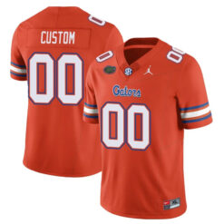 Alternative view of Florida Gators College Football Limited Custom Jersey - Orange