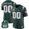 Michigan State Spartans All Stitched Custom Alternate Limited Jersey - Green