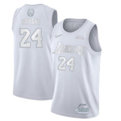 Kobe Bryant White MVP Special Edition Jersey - All Stitched