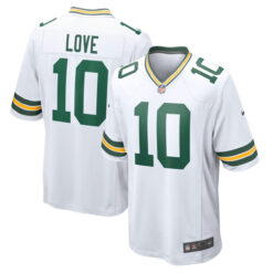 Alternative view of Jordan Love Green Bay Packers Game Jersey Collection - All Stitched