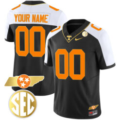 Tennessee Volunteers Gold Limited Custom All Stitched Jersey - Alternate Black Gold