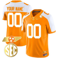 Tennessee Volunteers Gold Limited Custom All Stitched Jersey - Alternate Orange
