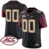 Florida State Seminoles 2023 Custom College Football Black Game Jersey - All Stitched