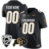 Colorado Buffaloes College Football Vapor Limited Stitched Custom Jersey - Black