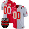 Ohio State Buckeyes Gold Version Stitched Custom Jersey - Split