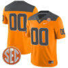 Custom Tennessee Volunteers "Reverse Anthracite" Throwback Game Jersey - All Stitched