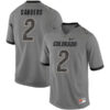 Shedeur Sanders Colorado Buffaloes College Football Gray Game Jersey - All Stitched