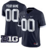 Custom Penn State Nittany Lions Football Navy Alternate Game Jersey - All Stitched
