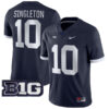 Nick Singleton Penn State Nittany Lions College Football Alternate Navy Game Jersey - All Stitched
