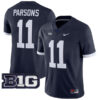 Micah Parsons Penn State Nittany Lions College Football Alternate Navy Game Jersey - All Stitched
