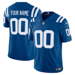 Indianapolis Colts Royal Custom F.U.S.E Limited Jersey - All Stitched