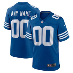 Indianapolis Colts Royal Custom Game Jersey - All Stitched