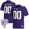 Washington Huskies College Football Purple Custom NIL Jersey - All Stitched