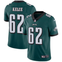 Alternative view of Jason Kelce Philadelphia Eagles Midnight Green Vapor Limited Jersey - All Stitched