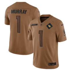 Kyler Murray Arizona Cardinals 2023 Salute To Service All Stitched Jersey - Brown