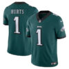 Jalen Hurts Philadelphia Eagles Vapor FUSE Limited All Stitched Jersey - Midnight Green
