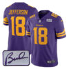Justin Jefferson Minnesota Vikings Alternate Purple Vapor Limited Jersey - All Stitched