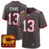 Mike Evans Tampa Bay Buccaneers Pewter Game Jersey - All Stitched