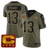 Mike Evans Tampa Bay Buccaneers Olive 2021 Salute To Service Limited Jersey - All Stitched