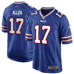 Alternative view of Josh Allen Buffalo Bills Royal Game Jersey - All Stitched
