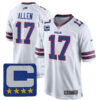 Josh Allen Buffalo Bills White Game Jersey - All Stitched