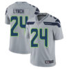 Marshawn Lynch Seattle Seahawks Gray Vapor Limited Jersey - All Stitched