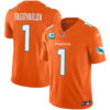 Tua Tagovailoa Miami Dolphins Orange Vapor F.U.S.E Limited Jersey - All Stitched