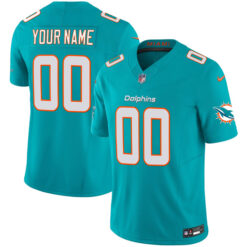 Alternative view of Miami Dolphins Aqua Vapor F.U.S.E Limited Custom Jersey - All Stitched