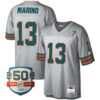 Dan Marino Miami Dolphins Gray Legacy Jersey - All Stitched