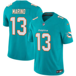 Alternative view of Dan Marino Miami Dolphins Aqua Vapor F.U.S.E Limited Jersey - All Stitched